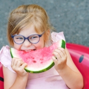 bigstock Cute Little Girl With Glasses 475753847